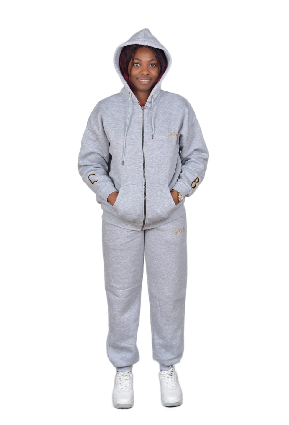 Unisex Zip Hooded Jogger Set
