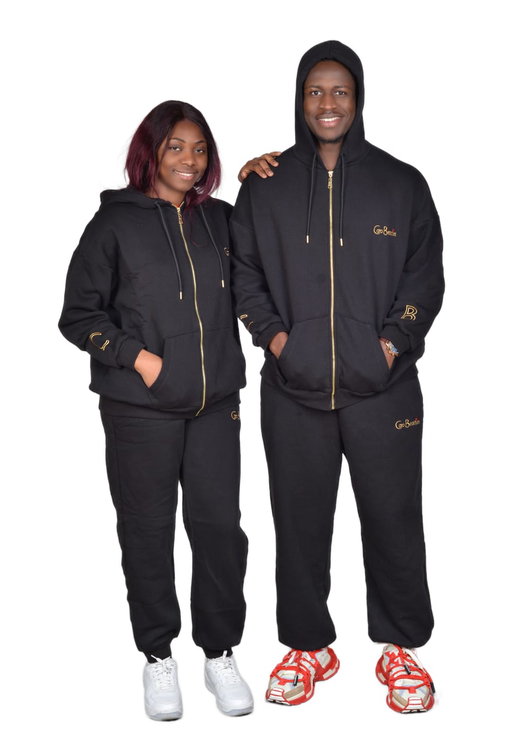 Unisex Zip Hooded Jogger Set