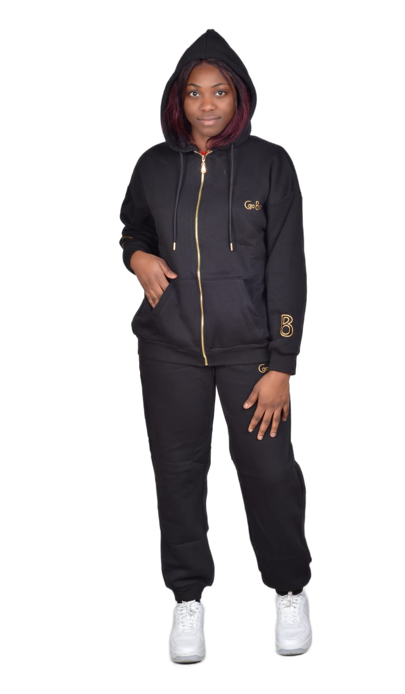 Unisex Zip Hooded Jogger Set